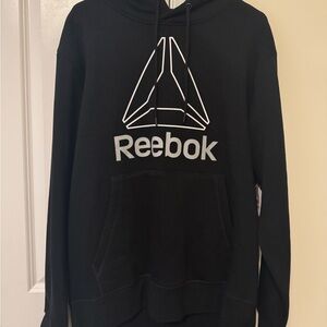 Reebok Pullover Black Hoodie | Size L